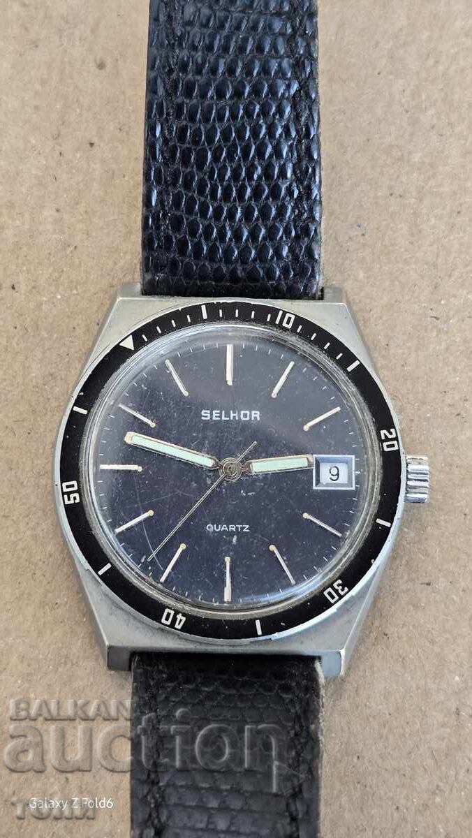 SELHOR QUARTZ SWISS MADE ΣΠΑΝΙΟ ΔΕΝ ΞΕΡΩ ΑΝ ΛΕΙΤΟΥΡΓΕΙ BZC!!!!