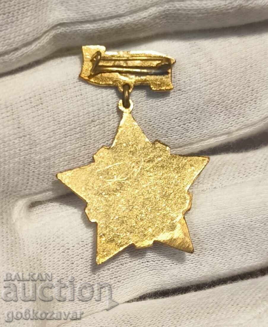 Bulgaria Badge For Long-Standing Trade Union Activity with price 5.50 BGN | € 2.81