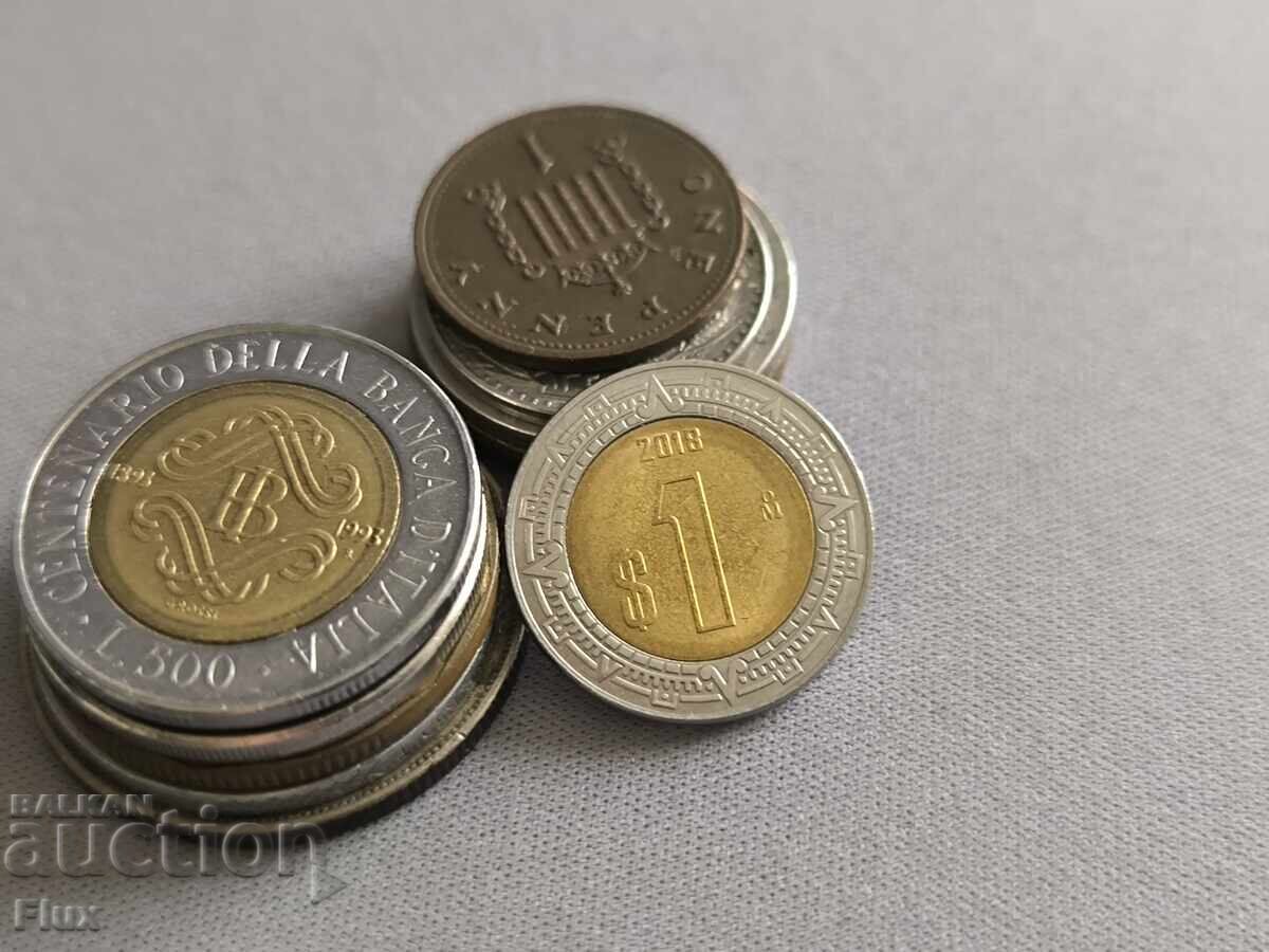 Monedă - Mexic - 1 peso | 2018 Monedă - Mexic - 1 peso | 2018