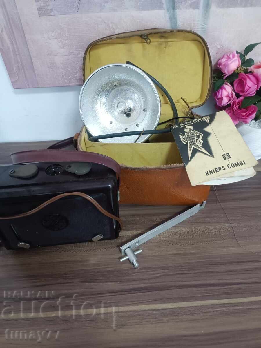 Vintage Flash Unit Photo Leather Bag Vintage Flash Unit Photo Leather Bag