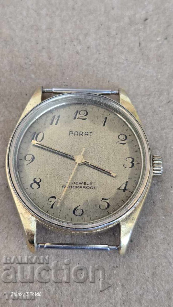 ΠΑΡΑΤ SWISS MADE ΕΠΙΧΡΥΣΟ ΡΟΛΟΪ ΛΕΙΤΟΥΡΓΕΙ ΧΩΡΙΣ ΕΓΓΥΗΣΗ BZC !! με τιμή 14.80 BGN | € 7.57