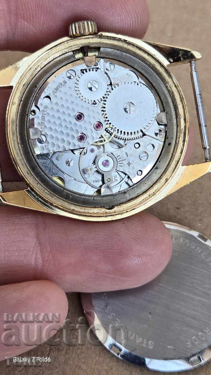 Παράδοση ΠΑΡΑΤ SWISS MADE ΕΠΙΧΡΥΣΟ ΡΟΛΟΪ ΛΕΙΤΟΥΡΓΕΙ ΧΩΡΙΣ ΕΓΓΥΗΣΗ BZC !!