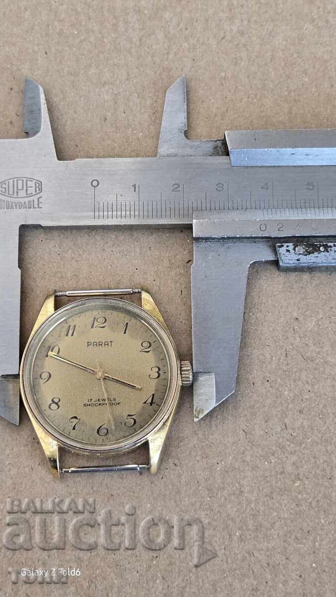 ΠΑΡΑΤ SWISS MADE ΕΠΙΧΡΥΣΟ ΡΟΛΟΪ ΛΕΙΤΟΥΡΓΕΙ ΧΩΡΙΣ ΕΓΓΥΗΣΗ BZC !! - 5