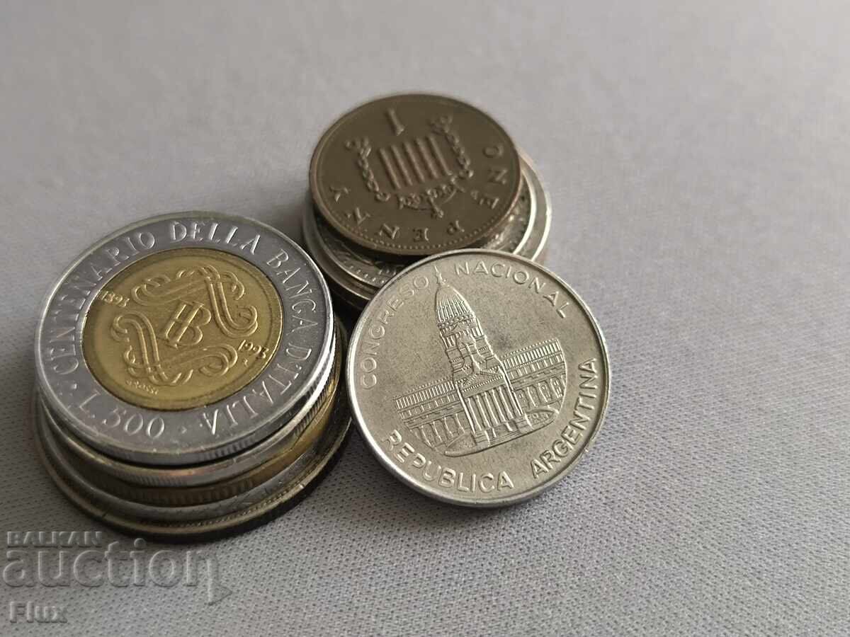 Монета - Аржентина - 1 песо | 1984г. с цена 3.75 лв. | € 1.92 Монета - Аржентина - 1 песо | 1984г. с цена 3.75 лв. | € 1.92