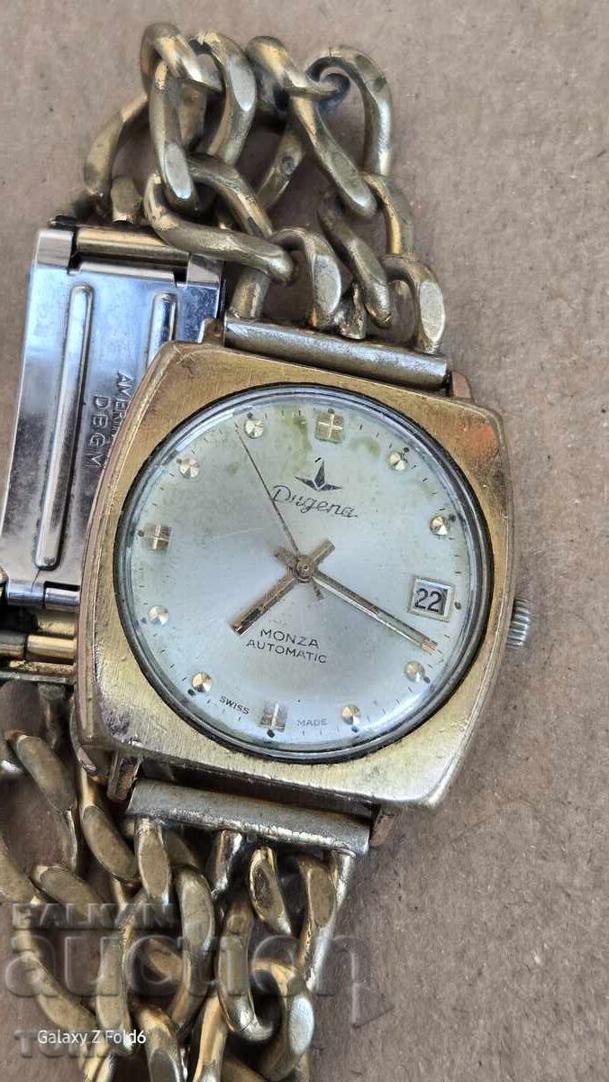 DUGENA AUTOMATIC SWISS MADE RARE GOLD PLATED DOESN'T WORK BZC !! with price 51.00 BGN | € 26.08