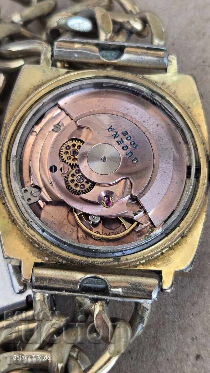 DUGENA AUTOMATIC SWISS MADE RARE GOLD PLATED DOESN'T WORK BZC !! - 6
