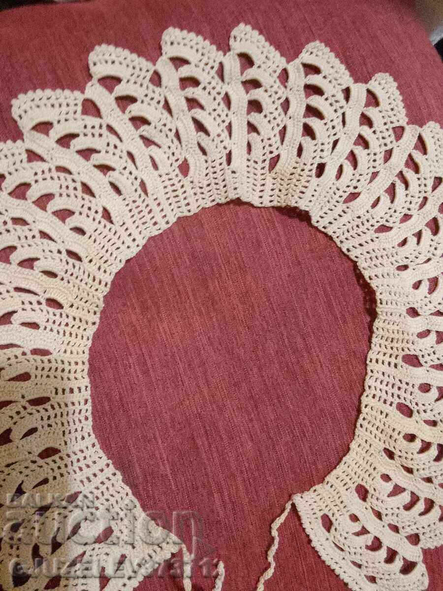 Доставка на Ретро ръчно плетиво яка за рокля цвят екрю