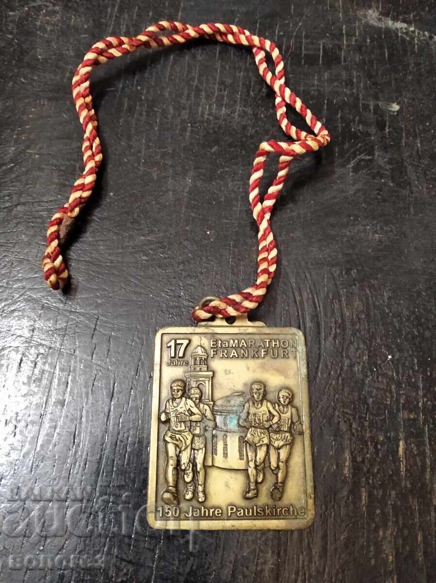 Αθλητικό μετάλλιο μαραθωνίου του 1998 - Γερμανία Αθλητικό μετάλλιο μαραθωνίου του 1998 - Γερμανία