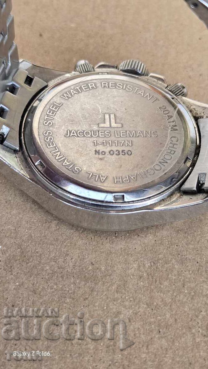 JACQUES LEMANS CHRONOGRAPH QUARTZ ΣΠΑΝΙΟ ΛΕΙΤΟΥΡΓΕΙ ΧΩΡΙΣ ΕΓΓΥΗΣΗ - 5