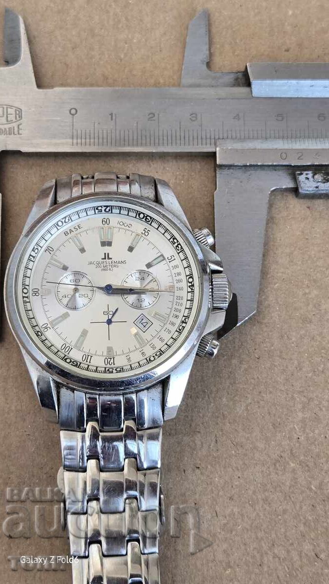 JACQUES LEMANS CHRONOGRAPH QUARTZ ΣΠΑΝΙΟ ΛΕΙΤΟΥΡΓΕΙ ΧΩΡΙΣ ΕΓΓΥΗΣΗ - 6