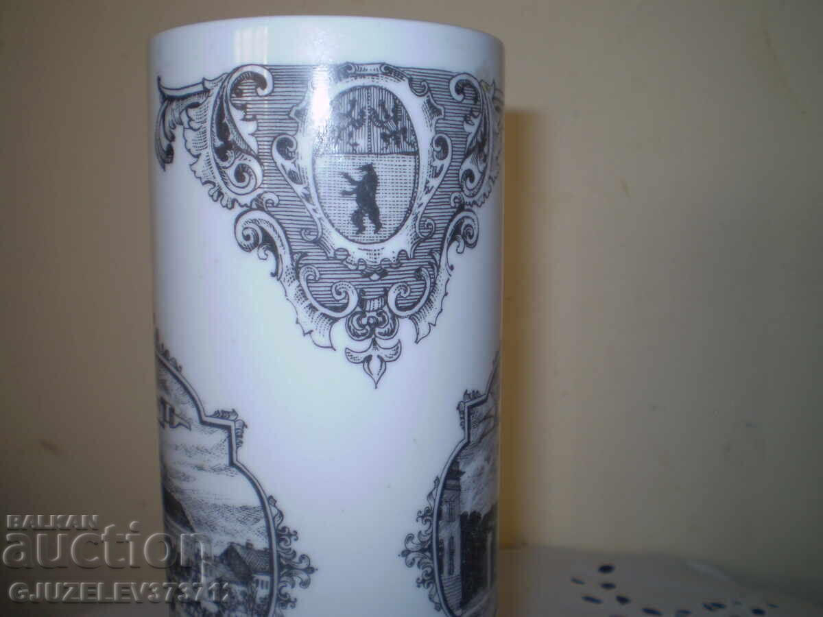 Vază retro din porțelan made in GDR - 5