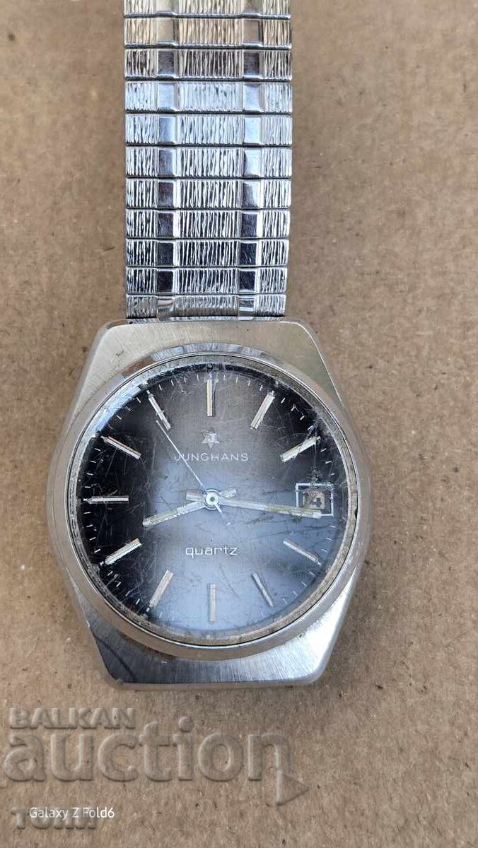 JUNGHANS QUARTZ GERMANY MADE ΣΠΑΝΙΟ ΛΕΙΤΟΥΡΓΕΙ ΧΩΡΙΣ ΕΓΓΥΗΣΗ BZC