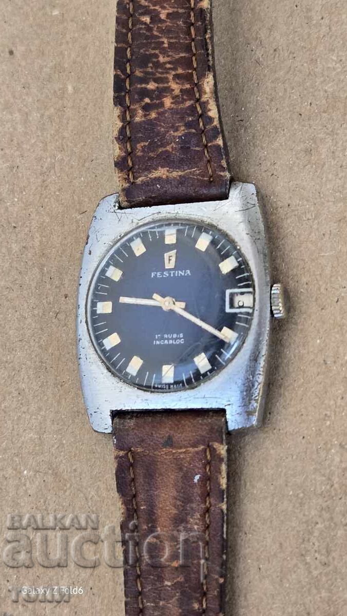 FESTINA SWISS MADE ΣΠΑΝΙΟ ΛΕΙΤΟΥΡΓΕΙ ΧΩΡΙΣ ΕΓΓΥΗΣΗ BZC!!!! με τιμή 17.00 BGN | € 8.69