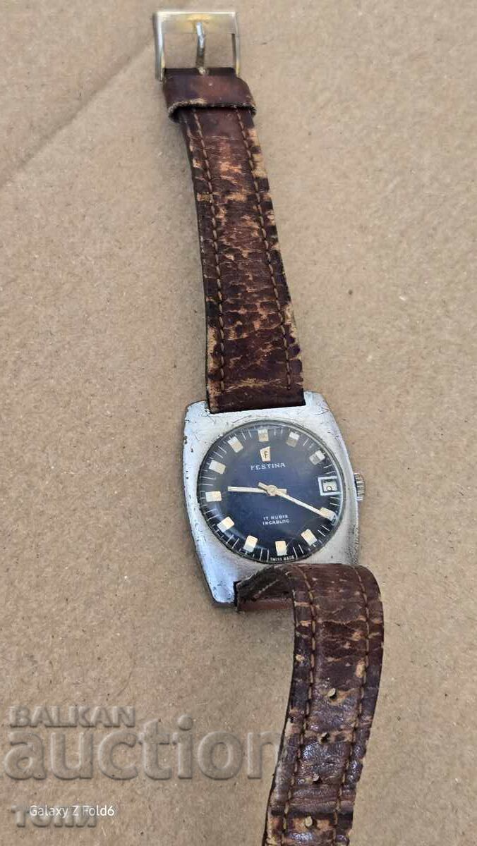 Δημοπρασία FESTINA SWISS MADE ΣΠΑΝΙΟ ΛΕΙΤΟΥΡΓΕΙ ΧΩΡΙΣ ΕΓΓΥΗΣΗ BZC!!!!