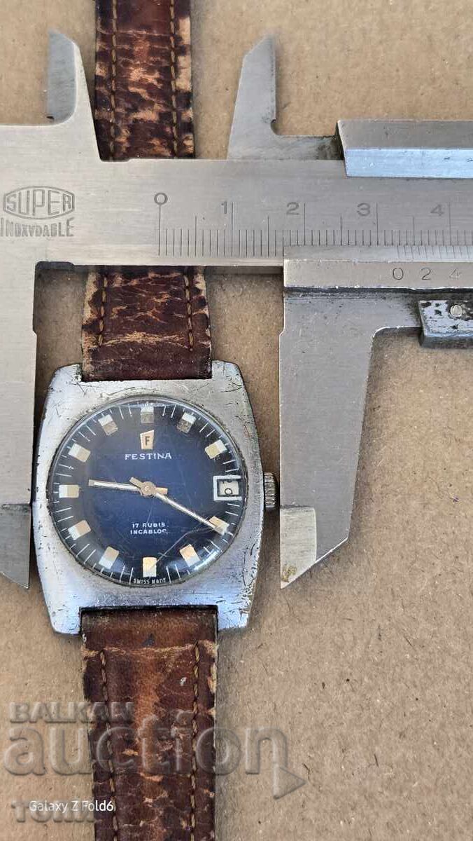 FESTINA SWISS MADE ΣΠΑΝΙΟ ΛΕΙΤΟΥΡΓΕΙ ΧΩΡΙΣ ΕΓΓΥΗΣΗ BZC!!!! - 7