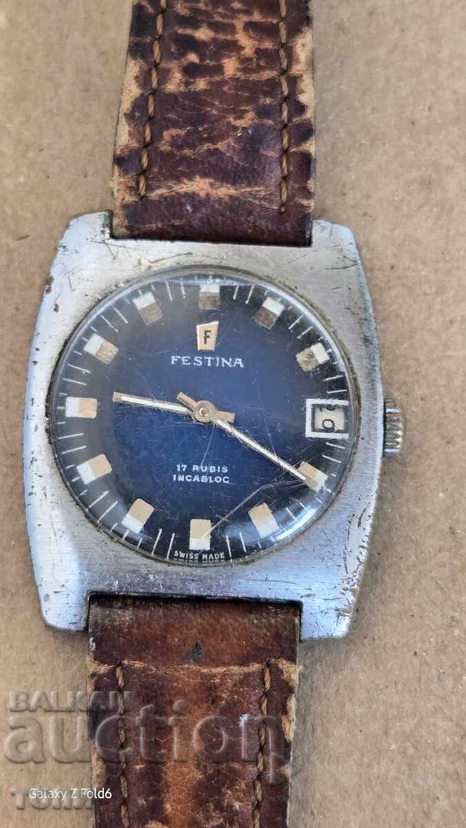 FESTINA SWISS MADE ΣΠΑΝΙΟ ΛΕΙΤΟΥΡΓΕΙ ΧΩΡΙΣ ΕΓΓΥΗΣΗ BZC!!!!