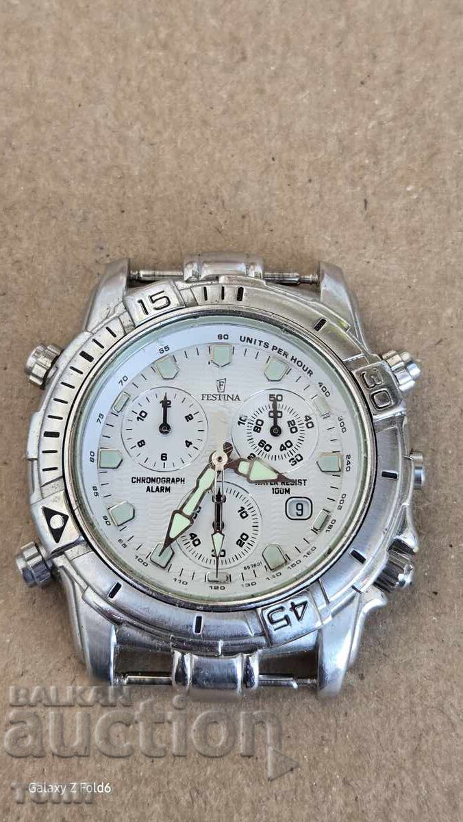 FESTINA QUARTZ CHRONOGRAPH ΣΠΑΝΙΟ ΔΕΝ ΞΕΡΩ ΑΝ ΛΕΙΤΟΥΡΓΕΙ ΒΖΤ !!