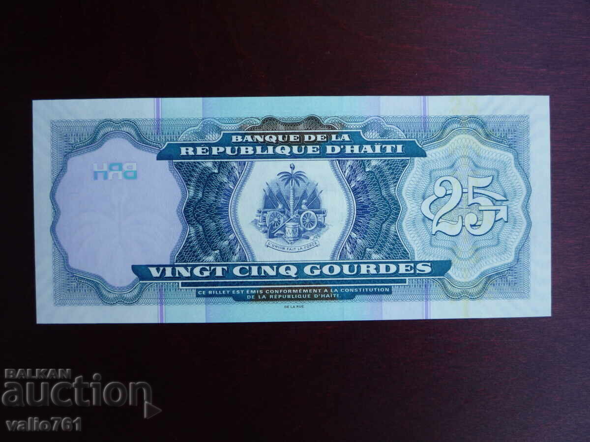 ΧΑΪΤΙ 25 ΓΟΥΡΔΕ 2009 ΝΕΑ UNC με τιμή 6.00 BGN | € 3.07 ΧΑΪΤΙ 25 ΓΟΥΡΔΕ 2009 ΝΕΑ UNC με τιμή 6.00 BGN | € 3.07