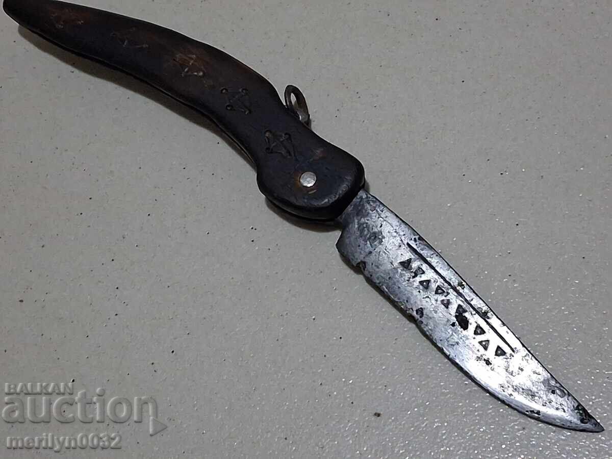 Very old knife leg