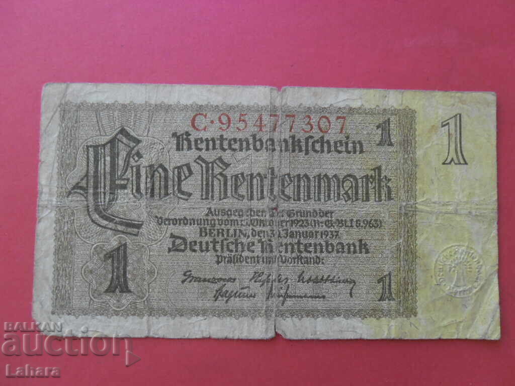 1 Mark 1937 Germany