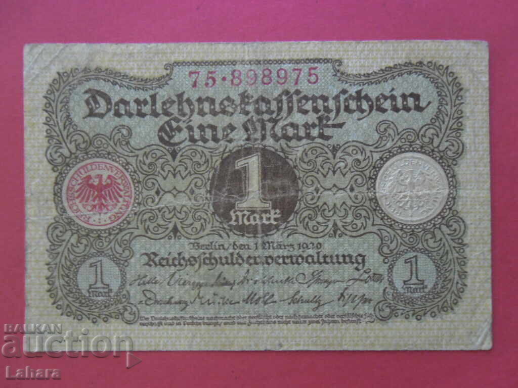 1 μάρκο 1920 Γερμανία