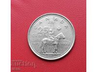 Canada - 25 Cents 1973 - 100th Anniversary of the Royal Canadian Mounted Police