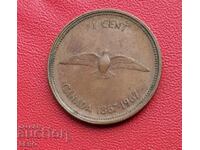 Canada-1 cent 1967-anniversary 100 Canada