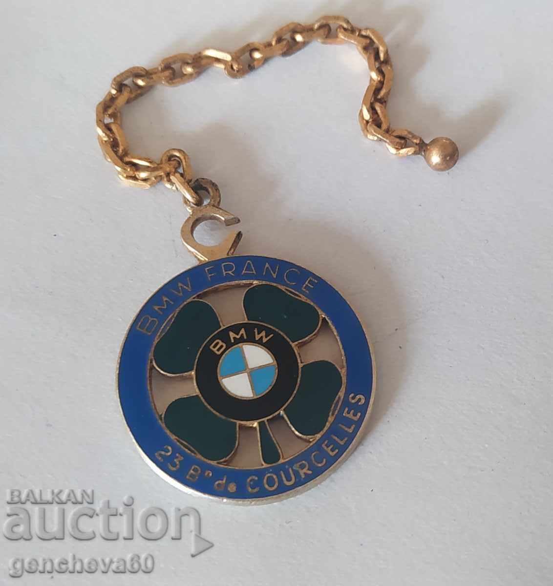 Collectible BMW Keychain with Enamel