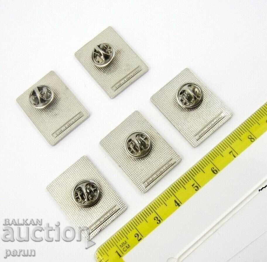 National Parks - Lot of 5 Badges with price 38.00 BGN | € 19.43
