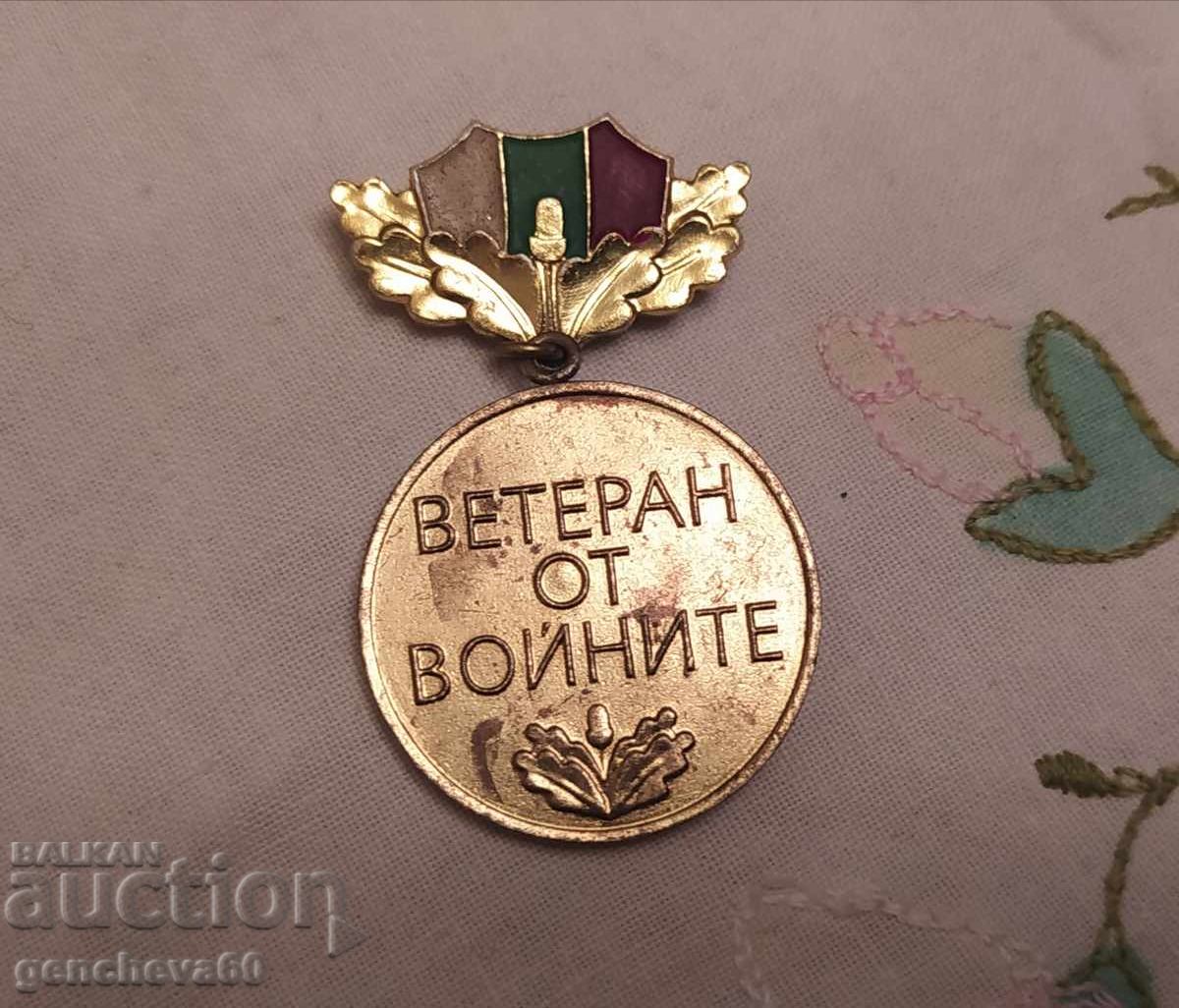 Delivery of Medal "Veteran of the Wars"