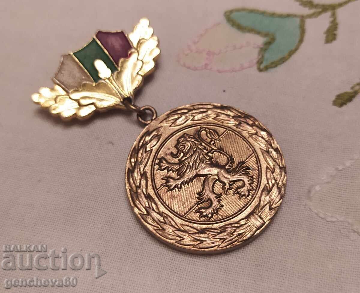 Медал знак Ветеран от войните - 5