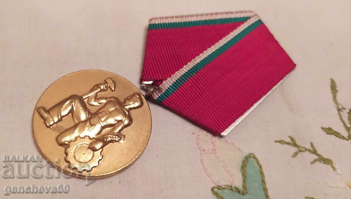 Medal, "People's Order of Labour" gold - 5