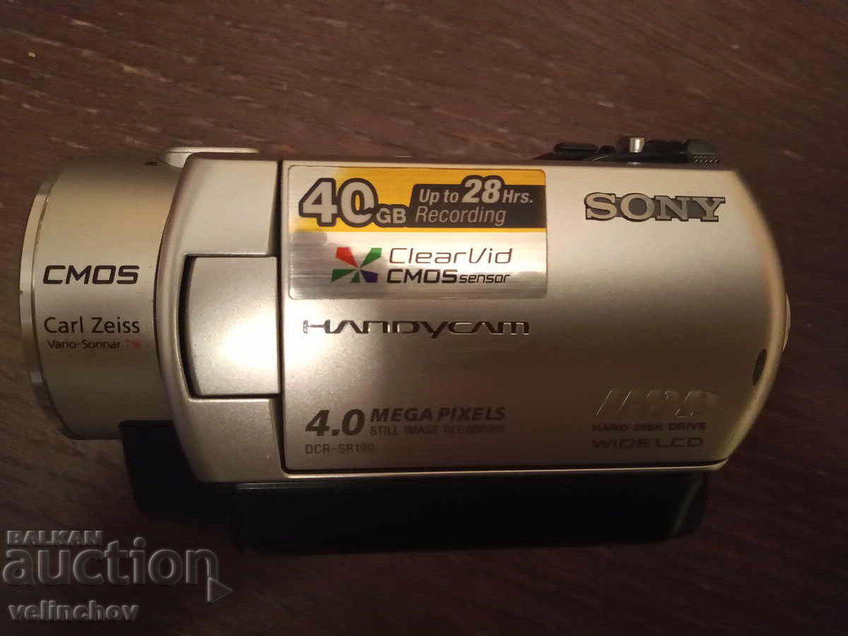 SONY DCR - SR 190 E - Camcorder with Hard Drive and Memory Card with price 550.00 BGN | € 281.21 SONY DCR - SR 190 E - Camcorder with Hard Drive and Memory Card with price 550.00 BGN | € 281.21