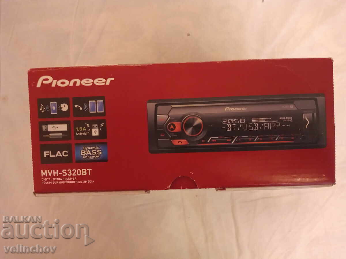 Car media receiver with Bluetooth PIONEER MVH - S320BT - 7 Car media receiver with Bluetooth PIONEER MVH - S320BT - 7