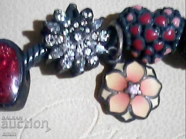 Auction Old silver Pandora bracelet with ALE s925 /30g Auction Old silver Pandora bracelet with ALE s925 /30g