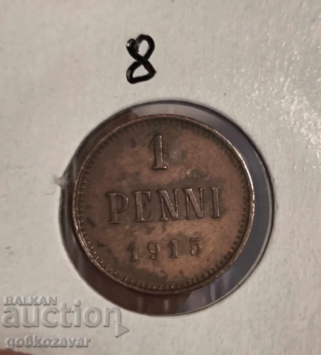 Русия (Финландия) 1915г. - 1 пенни Русия (Финландия) 1915г. - 1 пенни