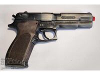 Pistol de poliție metalic pentru copii, funcțional!