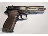Pistol de poliție metalic pentru copii, funcțional!