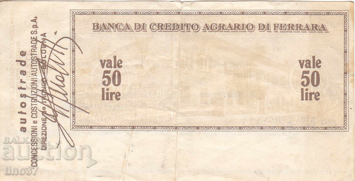 Δημοπρασία tino37- ΙΤΑΛΙΑ - 50 ΛΙΡΕΣ - /ΤΕΜΑΧΙΟ/ - 1977 - VF Δημοπρασία tino37- ΙΤΑΛΙΑ - 50 ΛΙΡΕΣ - /ΤΕΜΑΧΙΟ/ - 1977 - VF