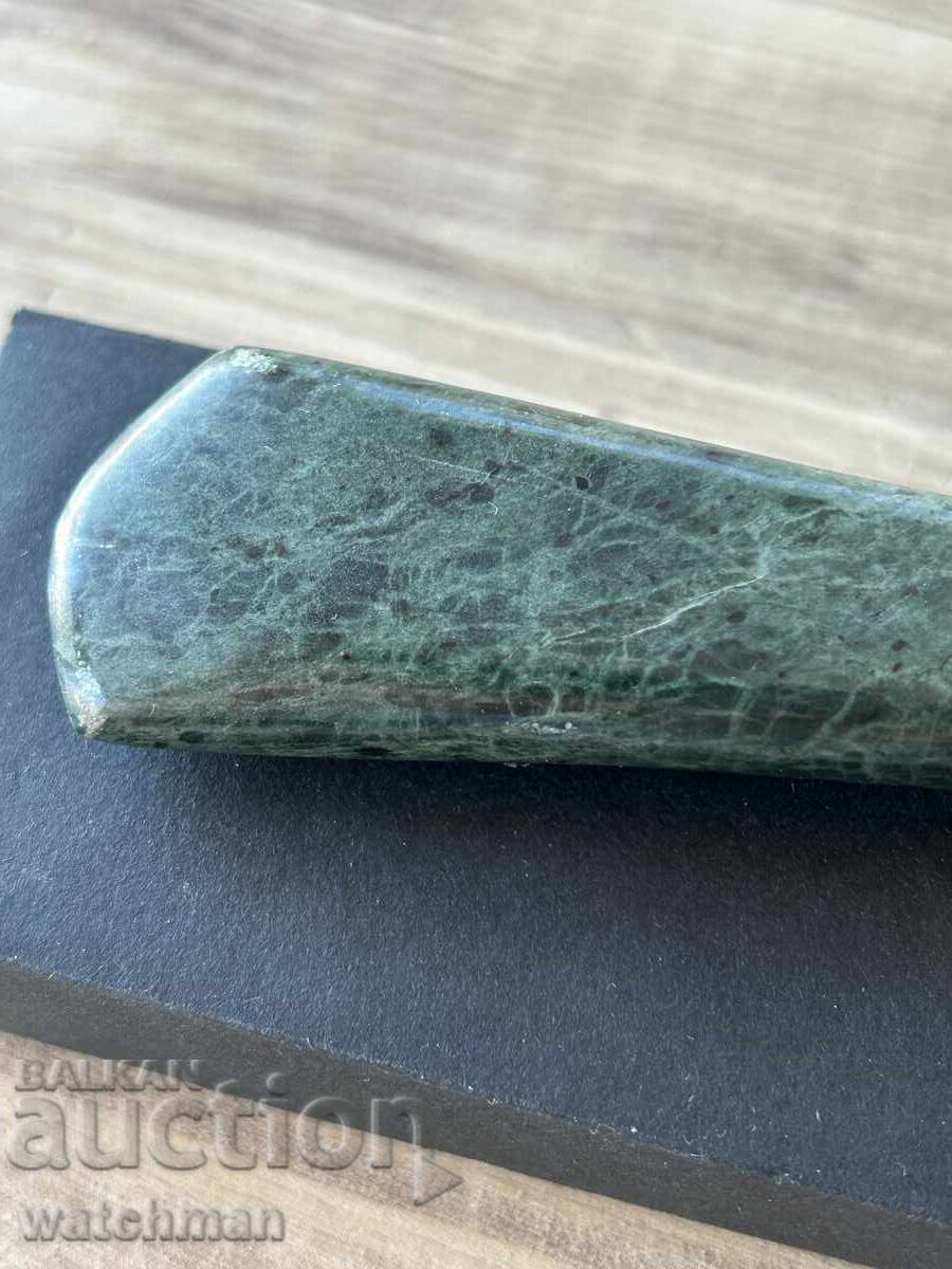 Obsidian knife with onyx handle #3 with price 140.00 BGN | € 71.58 Obsidian knife with onyx handle #3 with price 140.00 BGN | € 71.58