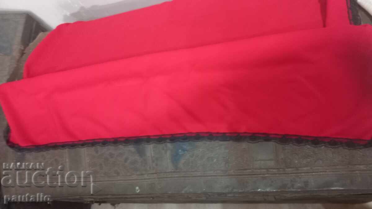 RED WOVEN TOWEL HEADSCARF FOR KYUSTENDIL FOLK COSTUME with price 50.00 BGN | € 25.56