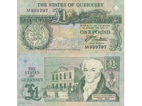 tino37- GUERNSEY - 1 LIBRA - 1991 - VF
