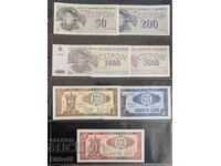 Lot of Moldovan banknotes