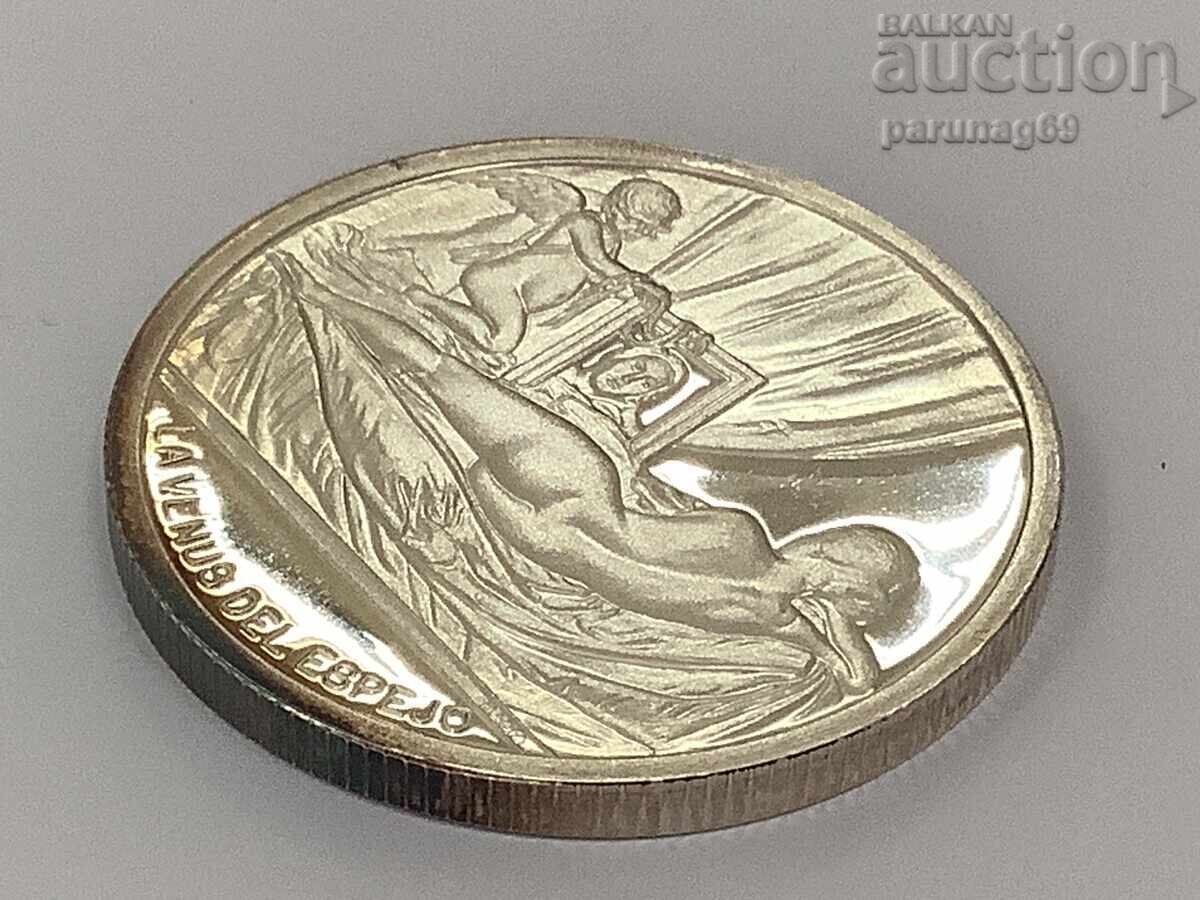 Auction Spain Velasquez Silver 0.999 - Troy Ounce Auction Spain Velasquez Silver 0.999 - Troy Ounce