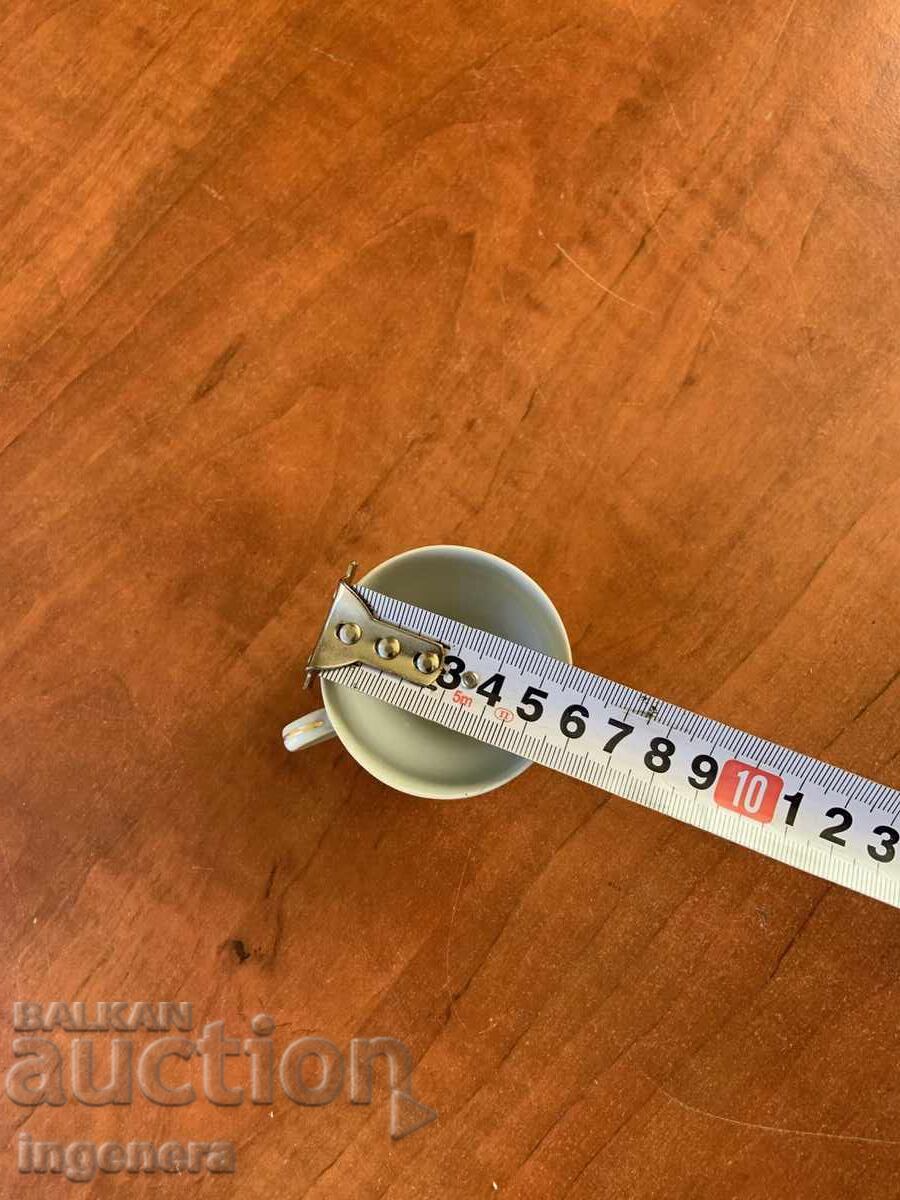 Δημοπρασία Κούπα φλιτζάνι πορσελάνη από Σοσιαλισμό - Βουλγαρία μικρό φλιτζάνι (Φιλτζάν)