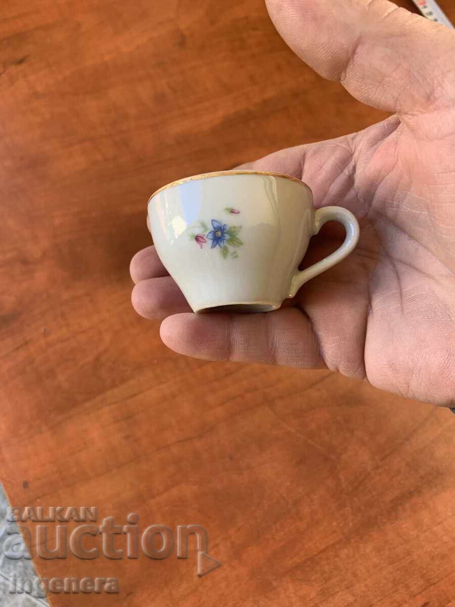 Δημοπρασία Κούπα φλιτζάνι πορσελάνη από Σοσιαλισμό - Βουλγαρία μικρό φλιτζάνι - 2 τμχ