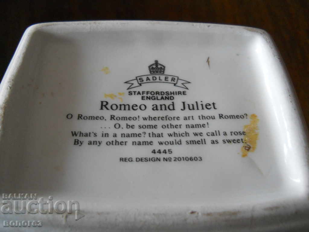Ceainic de portelan "Romeo si Julieta" - Anglia - 7