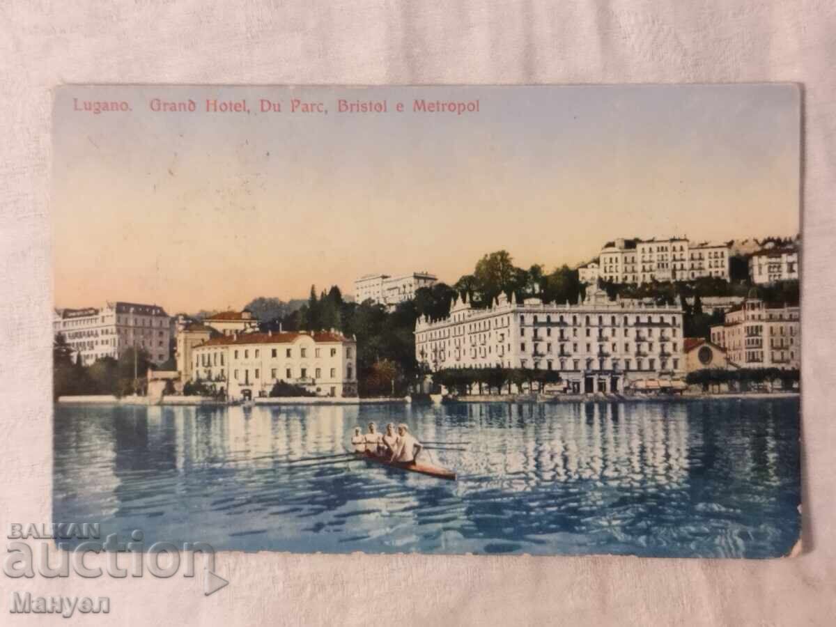 Стара картичка  гр.Лугано