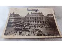 Postcard Paris Opera Square 1927