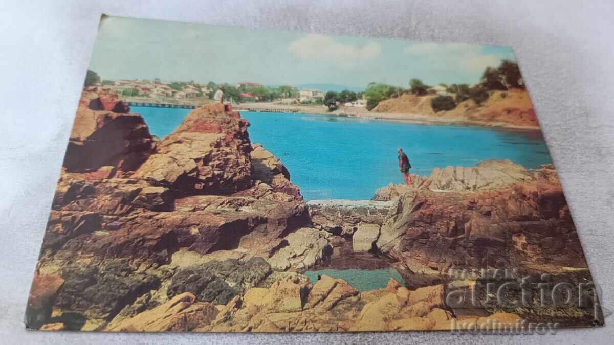 Postcard Ahtopol View 1971